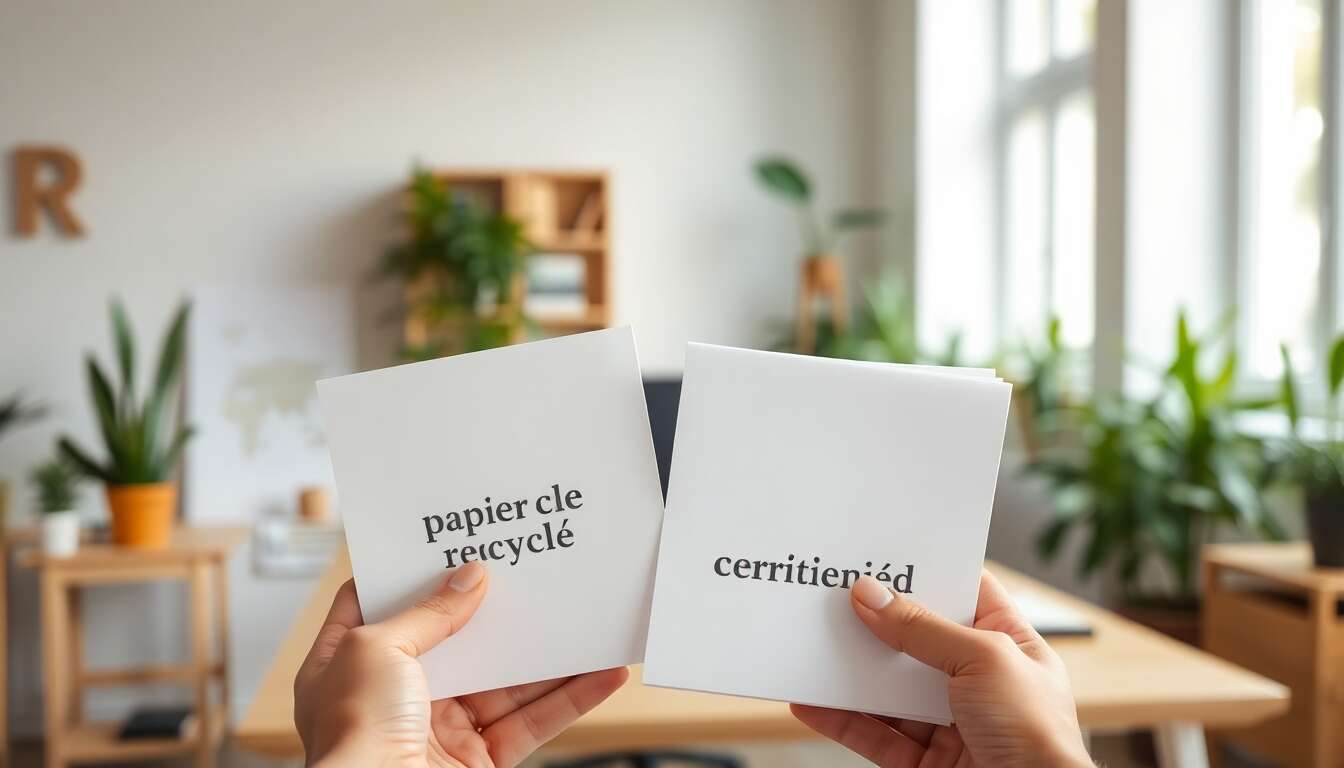 Choisir du papier recyclé ou certifié
